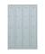 Primary Garderobenschrank 4 Abteil lichtgrau, H 1800 x B 600 x T 500