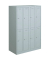 Primary Garderobenschrank 4 Abteil lichtgrau, H 1800 x B 600 x T 500
