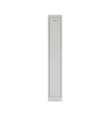 Spind lichtgrau PL3050S1645, 1 Schließfach 30,0 x 50,0 x 180,0 cm