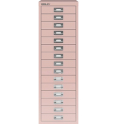 Schubladenschrank 15 Schübe pastellpink, H 590 x B 279 x T 380