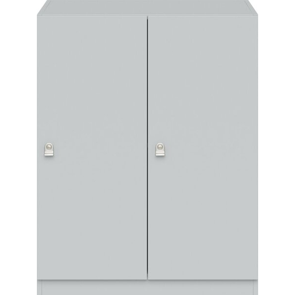 5020073847017 - Pren Garderobenschrank 2 Abteile je 1 Tür weiß H 1018 5020073847017 Bisley