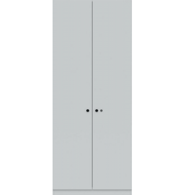 Pren Flügektürenschrank 4 Böden 5 OH weiß, H 1970 x B 800 x T 501
