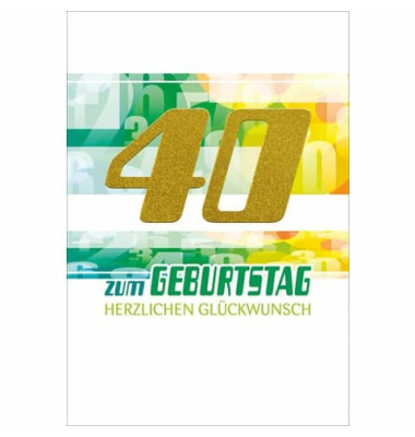 Geburtstagskarten 52-2295/40