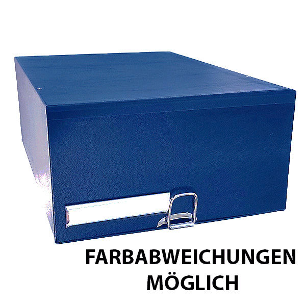 4260259251882 - Urkundenkasten 101651bl A4+ blau innen 345x235x115cm (TxBxH) Karton 4260259251882 Oerter