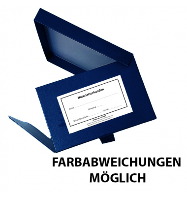 Urkundenkasten 101600bl, blau
