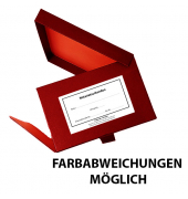 Urkundenkasten 101600ro, A4+, rot, innen 23x31,5x12cm (TxBxH), Pappe