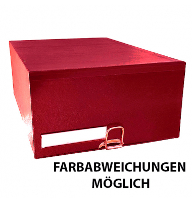Urkundenkasten 1016M2ro, A4+, rot, Holz