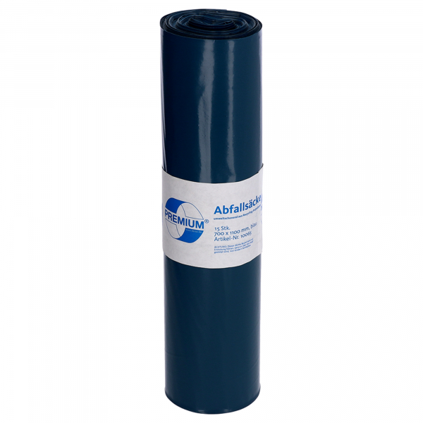 4001553711302 - Müllsäcke 10065 Premium blau 120 Liter offen außergewöhnliche 4001553711302 15 Stück