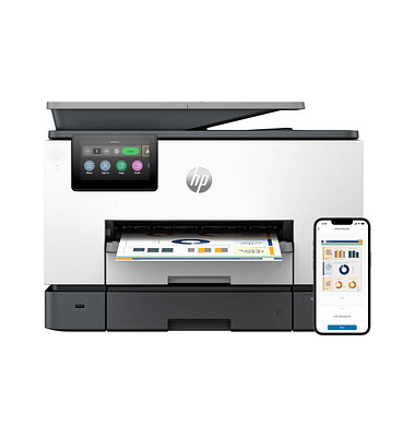 HP OfficeJet Pro 9130b 4 in 1 Tintenstrahl-Multifunktionsdrucker grau