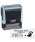 trodat Textstempel, individualisierbar printy 4913 selbstfärbend schwarz mit Logo
