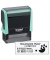 trodat Textstempel, individualisierbar printy 4913 selbstfärbend schwarz mit Logo