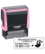 trodat Textstempel, individualisierbar printy 4913 selbstfärbend schwarz mit Logo