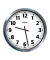  Wanduhr 52.012.515, silber