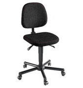 Arbeitsdrehstuhl W19-25-TR-ST, schwarz / schwarz, bis 250kg, ohne Kopfst&uuml;tze
