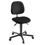 Arbeitsdrehstuhl W19-25-TR-ST ESD, schwarz / schwarz, bis 250kg, ohne Kopfst&uuml;tze