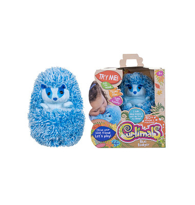 Curlimals Blue der Dachs Curlimals Kuscheltier