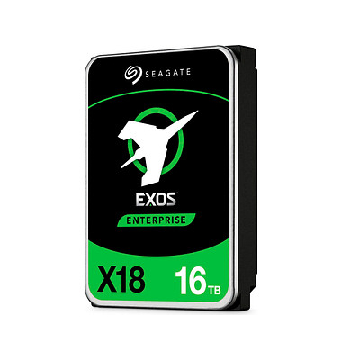 Seagate EXOS 18 512E4Kn SATA 16 TB interne HDD-Festplatte