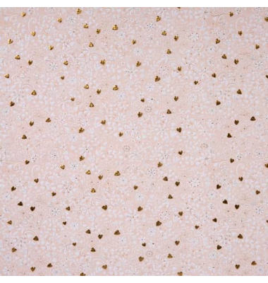 Geschenkpapierzuschnitte Finamente rose 01 034, FINAMENTE, 50cm x 70cm, rose