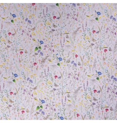 Geschenkpapierzuschnitte Meadow lilac 01 575, Blumenwiese, 50cm x 70cm,  bunt