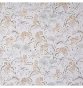 Geschenkpapierzuschnitte Felino 01 588, Leopard/Pflanzen, 50cm x 70cm