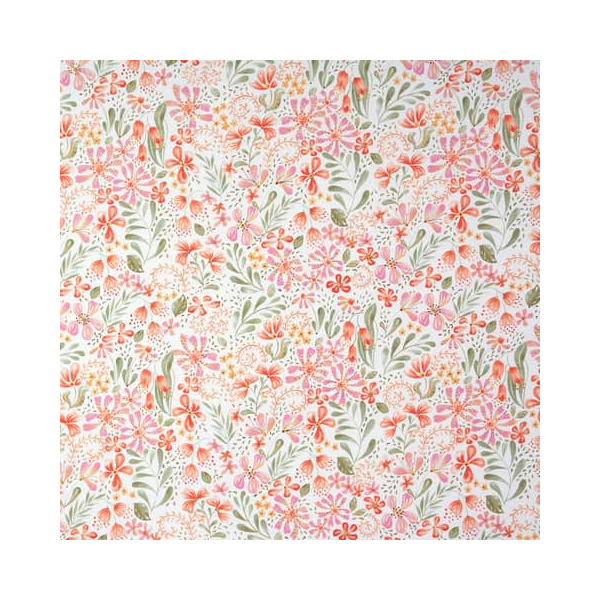 10 Stück TURNOWSKY Geschenkpapierzuschnitte 01 631, Blumen, 50cm x 70cm, mehrfarbig 4009835016312 TURNOWSKY