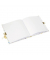 Tagebuch Summer Meadow white mit Schloss, 16,5x16,5cm
