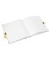 Tagebuch Summer Meadow white mit Schloss, 16,5x16,5cm