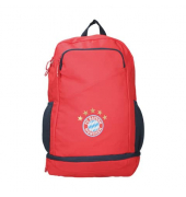 Schulrucksack Logo rot