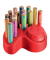 Tischset STABILO woody 3 in 1, 880/15-01, farbig sortiert, rund, jumbo, Tischset