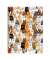Collegeblock 10113/9 Fluffy Cat, Katze, kariert / kariert, A4, 90g, braun, 80 Blatt