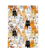Notizbuch 10117/6, Fluffy Cats, bunt, A5, punktkariert, 96 Blatt / 192 Seiten