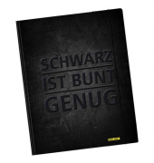 Sammelmappe schwarz ist bunt genug, A4