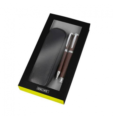 Schreibgeräteset Nature Style blackwood, 3-teilig