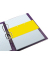 Trennstreifen 400014010 Duo gelb 160g gelocht 24x10,5cm