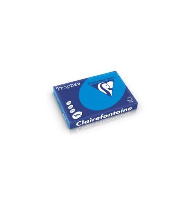 Kopierpapier Trophee 1015C karibikblau intensiv A3 160g 