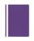Schnellhefter VELOFORM 4748070, A4, lila, Kunststoff, 80g, Vorderdeckel transparent