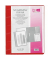 Schnellhefter VELOFORM 4741021, A4, rot, Kunststoff, Vorderdeckel transparent