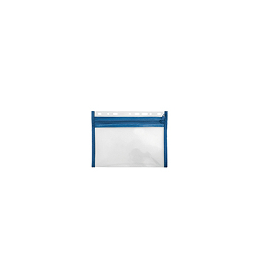Reißverschlusstasche Veloflex 2705000, A5, blau