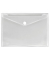 Dokumententasche Crystal 4530100, A4 quer, transparent farblos, PP-Vollkunststoff, Klettverschluss