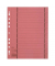 Trennblätter 400004670 A4 rot 250g Karton
