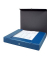 Heftbox 400001922, A4 blau, 4cm Füllhöhe, Karton