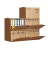 Archivcontainer tric system 100421093, braun, innen 49x31,9x35cm, Karton