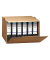 Archivcontainer tric system 100421093, braun, innen 49x31,9x35cm, Karton