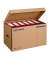 Archivcontainer tric system 100421143, braun, innen 52x31,7x35cm, Karton