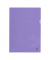 Sichthüllen Premium 100461016, A4, violett, klar-transparent glatt, oben & rechts offen, 0,15mm