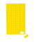 Magnetsymbole Maul 6531415, gelb