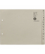 Kartonregister 1336-00-85 A-Z A4 halbe Höhe 100g graue Taben für 36 Ordner 20-teilig