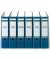 Kartonregister 1350-00-85, A bis Z, A4 halbe Höhe, 100 g/m², graue Taben, 50 x 12-teilig