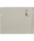 Kartonregister 1350-00-85 A-Z A4 halbe Höhe 100g graue Taben für 50 Ordner 20-teilig