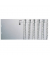 Kartonregister 1350-00-85, A bis Z, A4 halbe Höhe, 100 g/m², graue Taben, 50 x 12-teilig